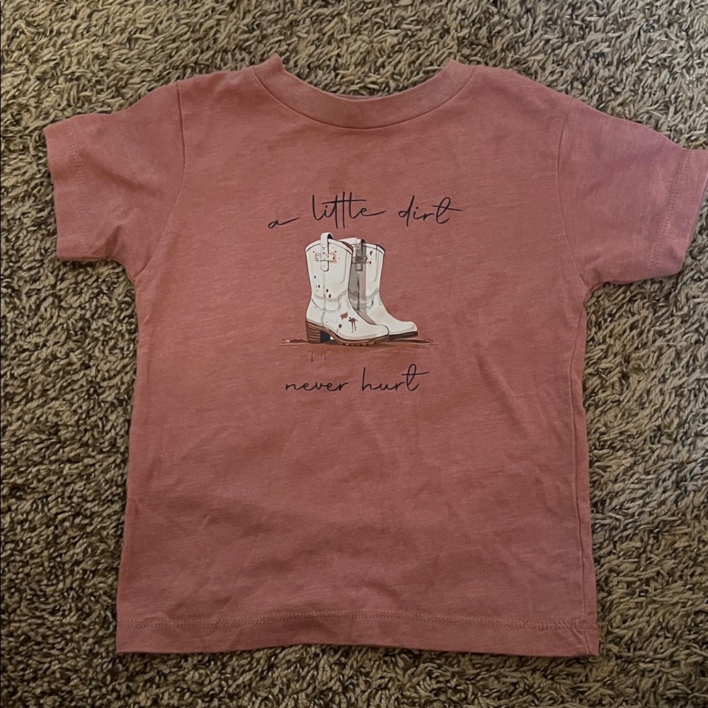 Bella Canvas Kids Dusty Rose Graphic Tee